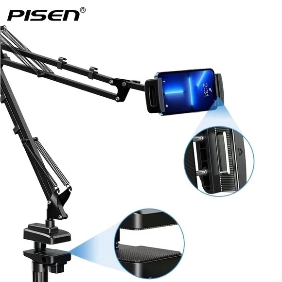 iPhone iPad Smartphone Tablet Holder Stand Shelf Desk Table Student 360 - Picture 4 of 7